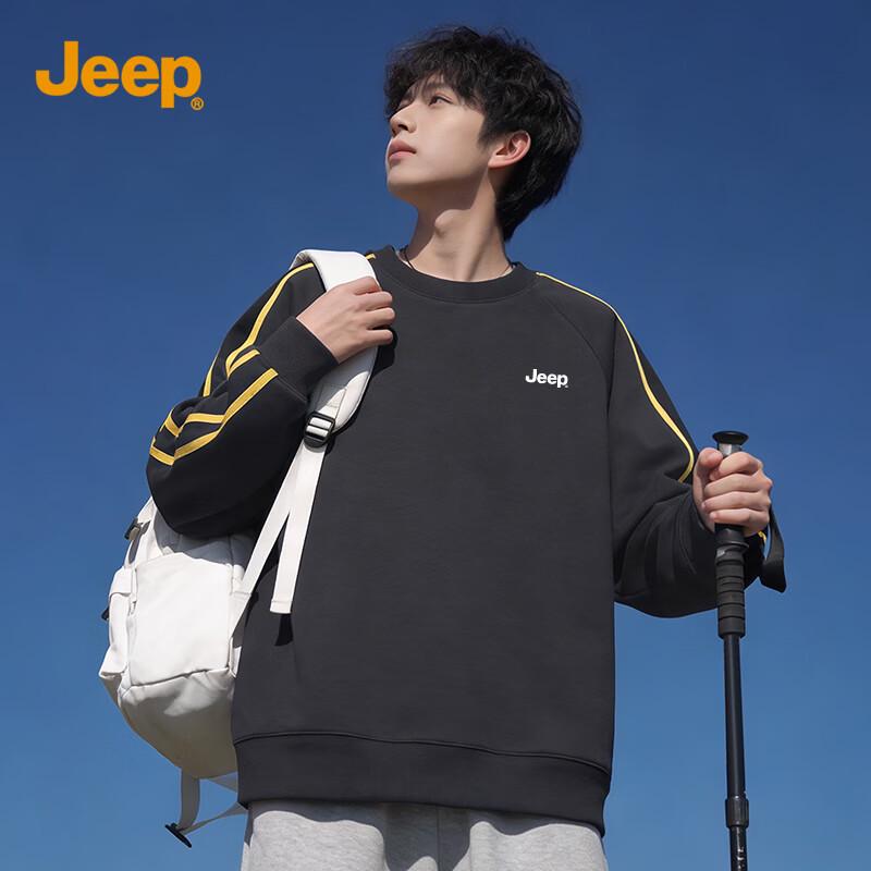 JEEP Men s Z Series Color-block Sweatshirt L