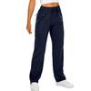 Women's Hiking Pants Waterproof Sweatpant Elastic Waist Zipper Multi-Pocket Casual Sports Trouser