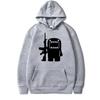 2025 New in Funny Domo Kun AK47 Printed Hoodies Men women harajuku vintage Sweatshirt Unisex Casual Fleece Long sleeve pullovers