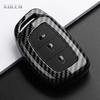 Abs Carbon Fiber Style Car Key Case Cover For Hyundai Ix35 I40 I20 I10 Tucson Elantra Creta Sonata Ioniq Accent Creata Keychain