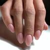 Solid Color Short Round Nail Tips - Set of 24 Simple False Fingernails