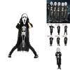 Premium Quality Cosplay Disfraces Adult Kids Halloween Costume With Skull Skeleton Design