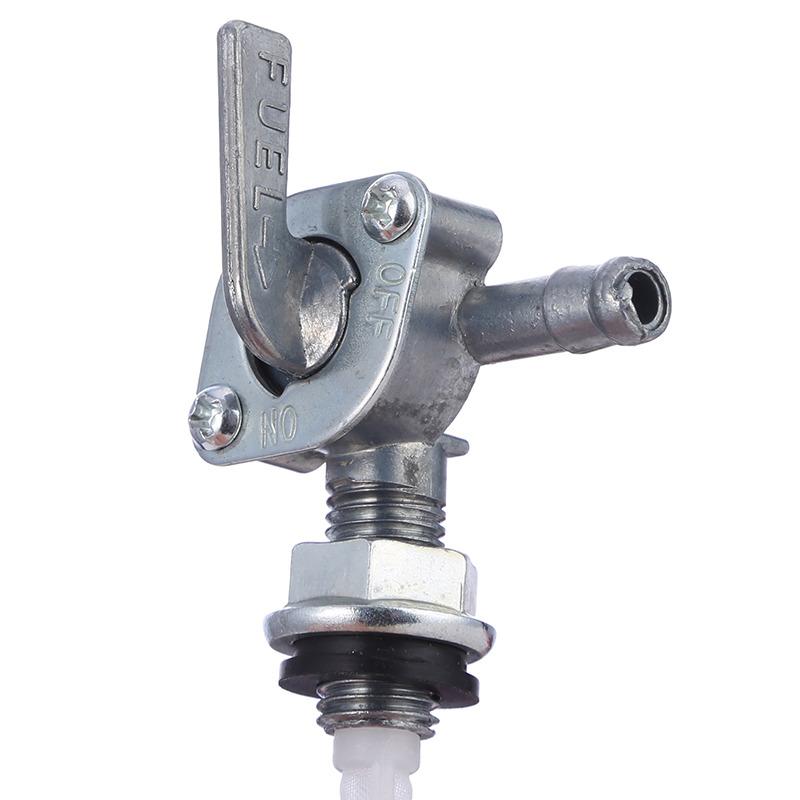 Gas Tank Fuel Switch Shut Off Valve Tap Petcock Replacement For Gasoline Generator Engine Oil Tank ON/OFF Switch 1/4" Hose Tap