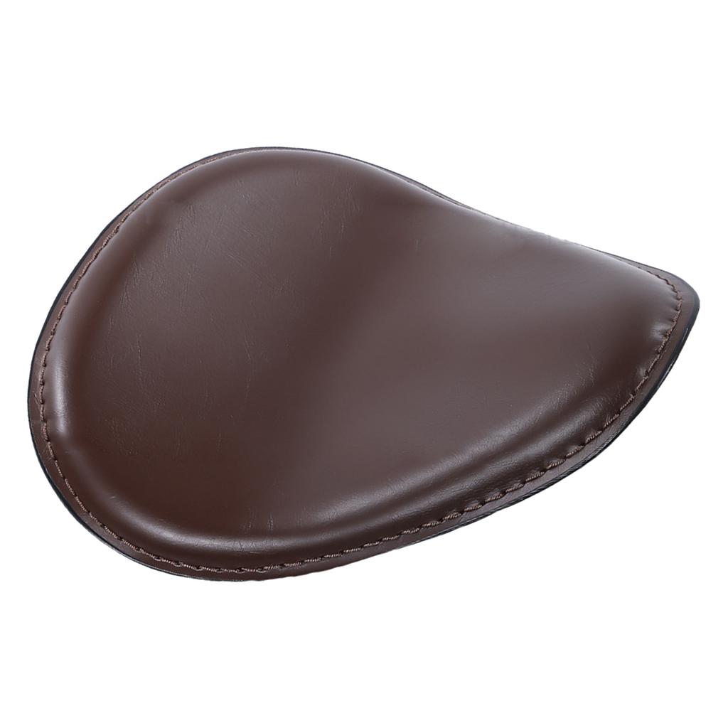 Stylish Print PU Leather Motorcycle Seat Pad with Steel Springs Comfortable Spring Seat for Motorcycles Use Bikes