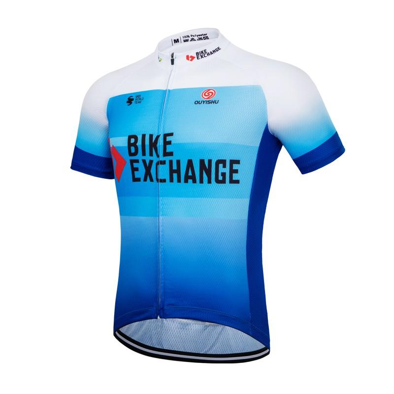 Mens Cycling Jersey Shorts Set With Gel Pad Breathable Quick-Dry Mountain Bike Apparel