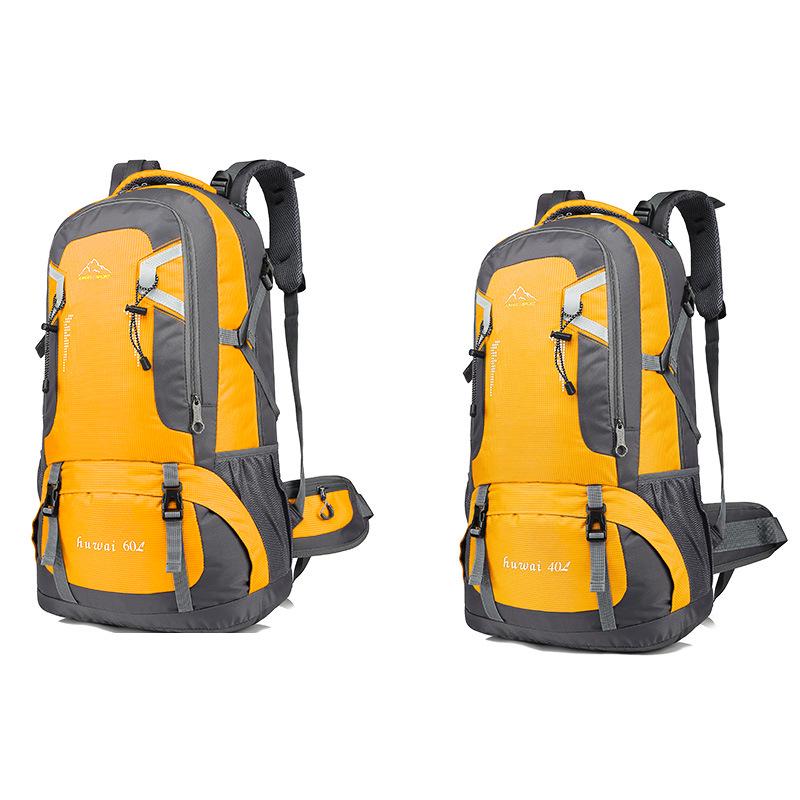 Cross-Border Mountaineering Backpack: 40L/60L Large-Capacity Travel & Cycling Bag, Double Shoulder, Hiking Backpack
