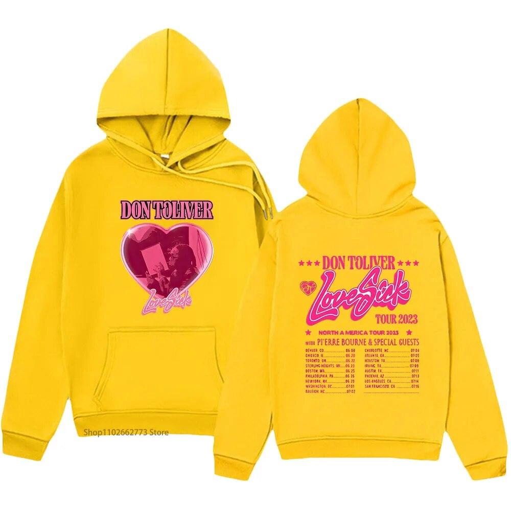 

Don Toliver Love Sick Hoodies Hot Game Графические толстовки с капюшоном Модная женская одежда унисекс Y2k Sudaderas Уличная одежда унисекс 4XL