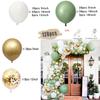Sage Green Brown Wildlife Themed Balloon Garland Arch Kit Deer Print for Jungle Safari Kid Birthday Baby Shower Party Decoration