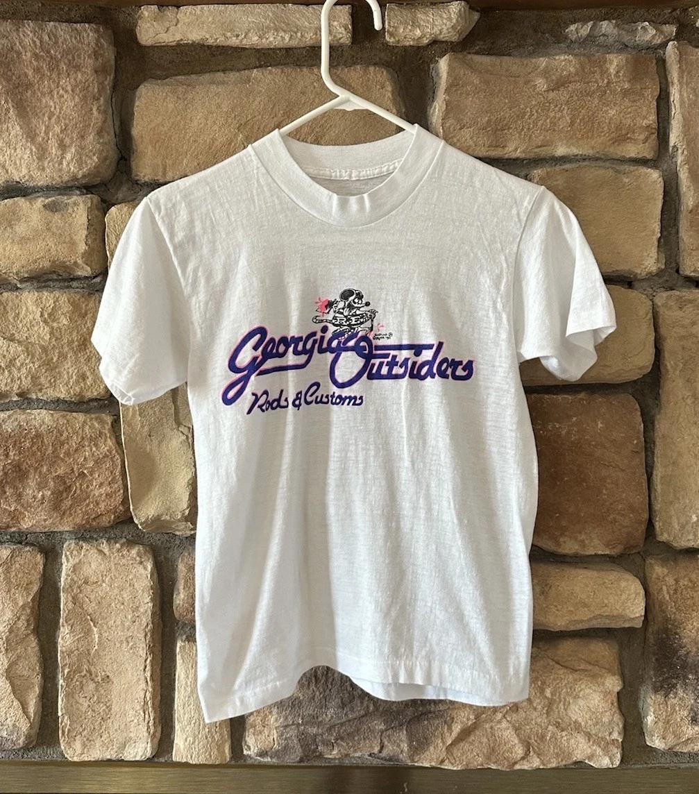 

1990 Rat Fink Roth Georgia Outsiders Rods & Customs SS T Shirt Size XS Mens/ S W 2XL