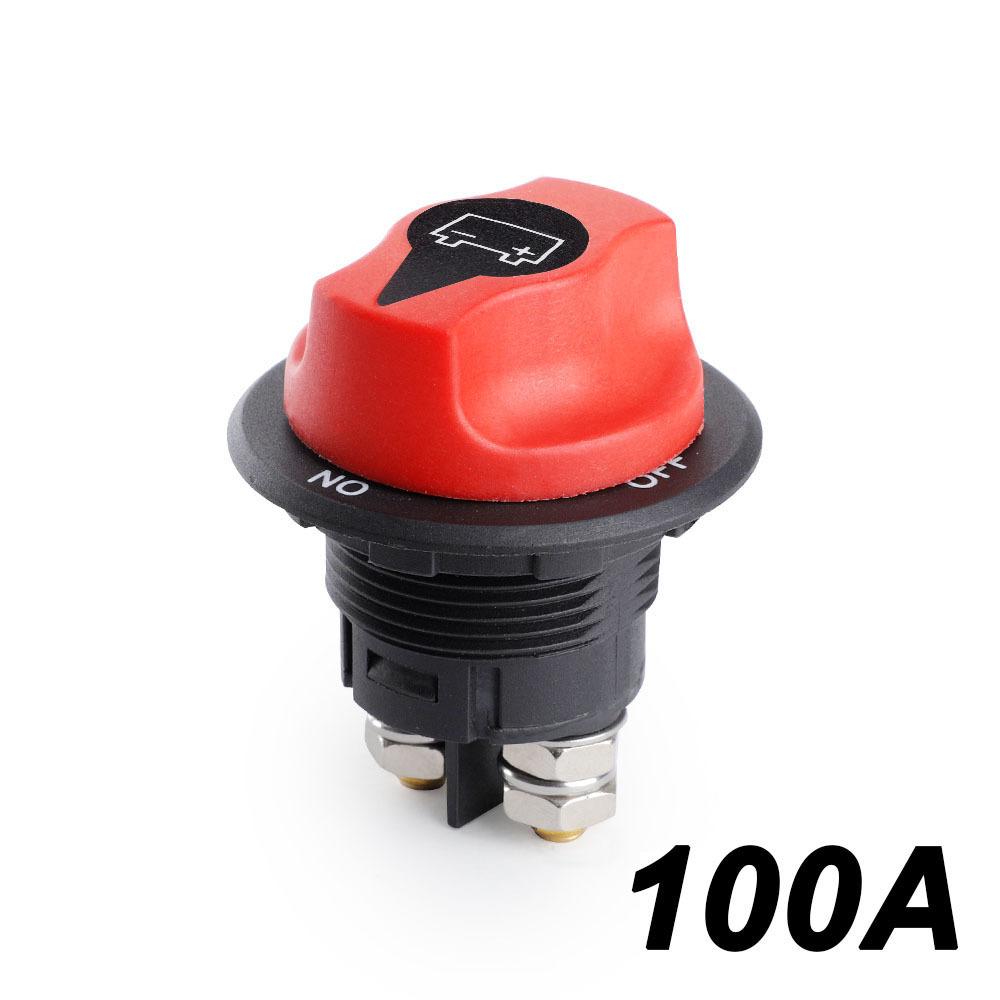 Battery Disconnect Switch Battery Master Power Cut Off Switch DC 32V 50A 100A 200A 300A Battery Isolator Kill Switches For Car