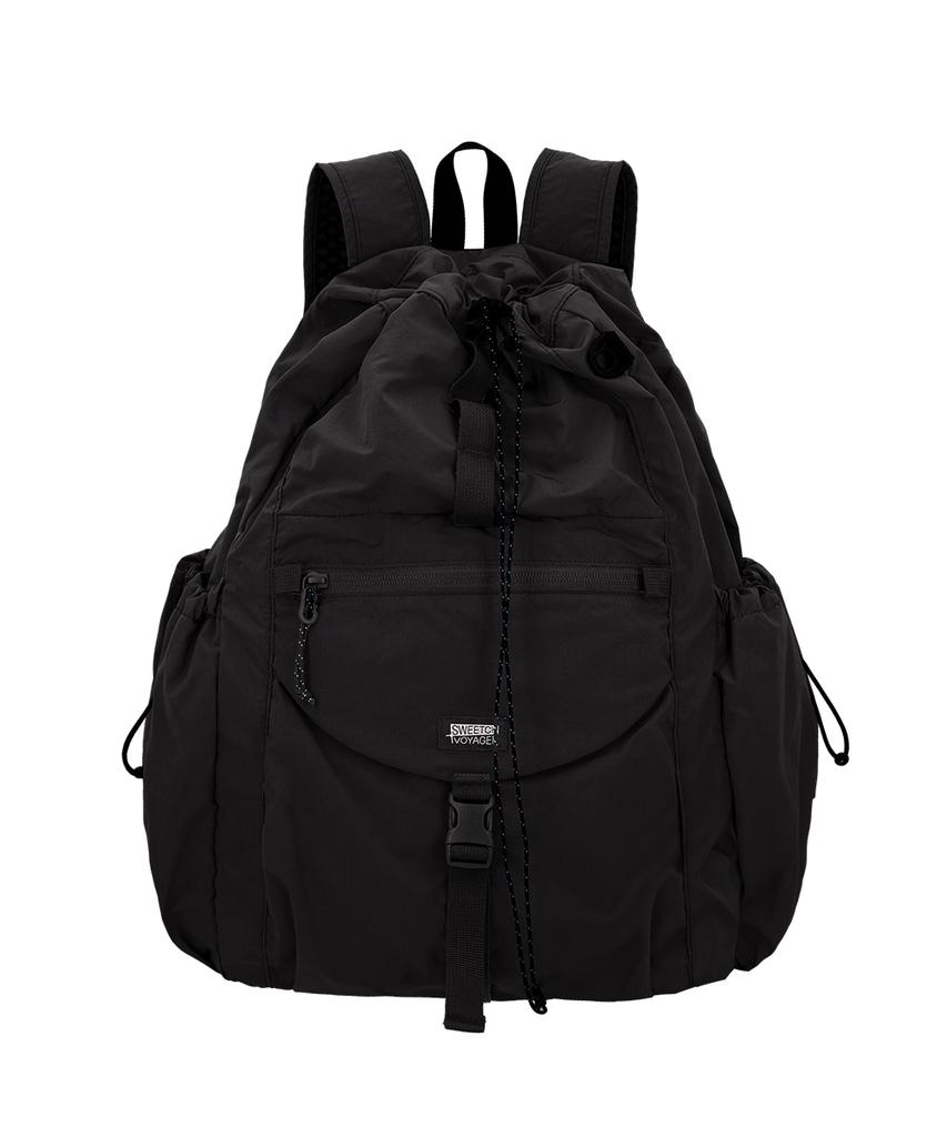 Sweetch Voyager Drawstring Backpack 002 M Midnight Black