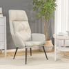 Day & Night - Day & Night Cream Faux Suede Relaxation Chair