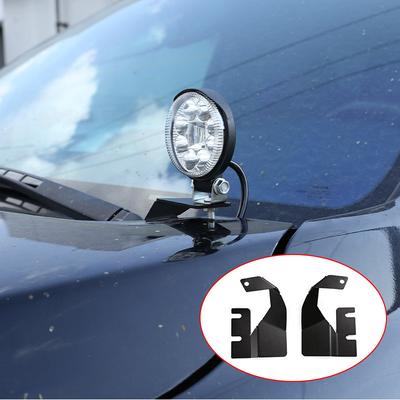 New 2 Ppc For Toyota Tundra 2014- Car Front Engine Cover Lamp Holder Metal Bracket Accessories Car Modification