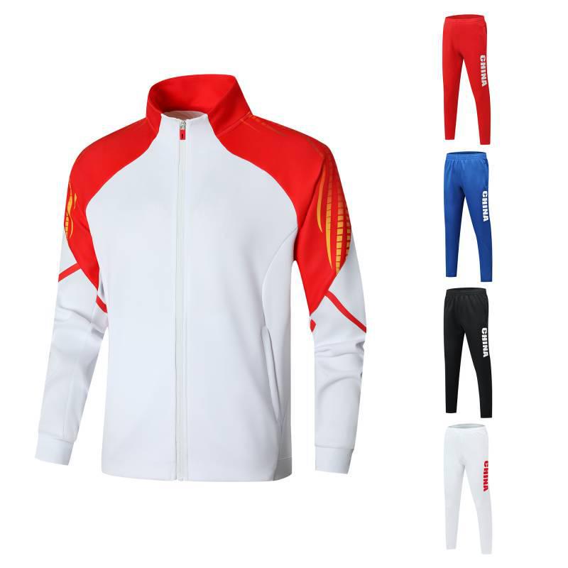Chinese National Costume Wushu Sportswear Set for Student Training and Class Uniforms