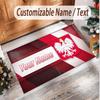 Personalized Crystal Velvet Carpet Poland Pattern Non Slip Floor Rug