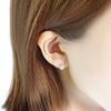 [Official] ESTELLE [WEB Exclusive] Women's Earrings, 10K White Gold with Diamonds, 0212-2446-0012-0000