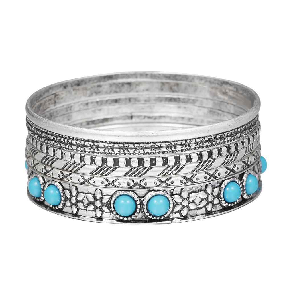 Punk Style Metal Cuff Bracelets For Women And Men With Geometric Design For Travel Gifts