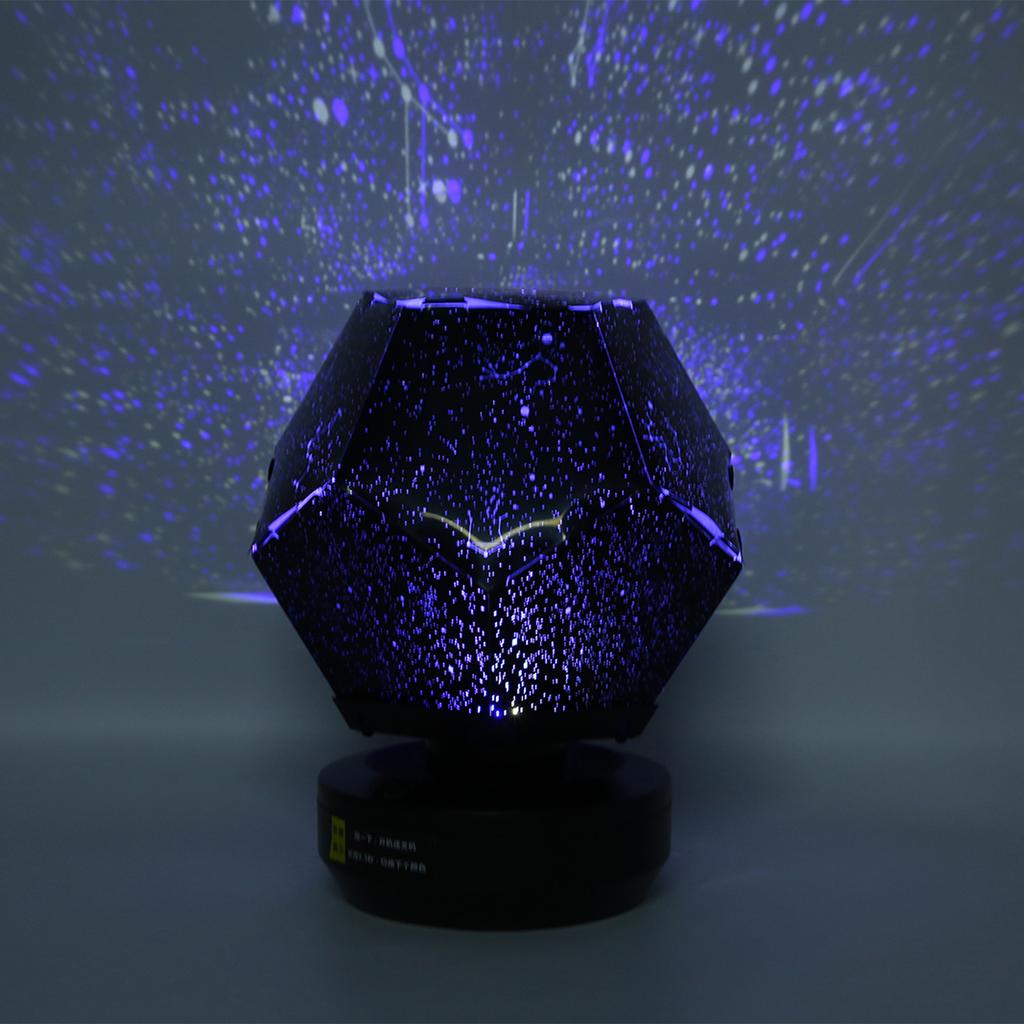 Światło Projektora Produkcja Lampka Nocna Obrotowa Gwiazda Akumulatorowa 3 Kolory Dekoracja