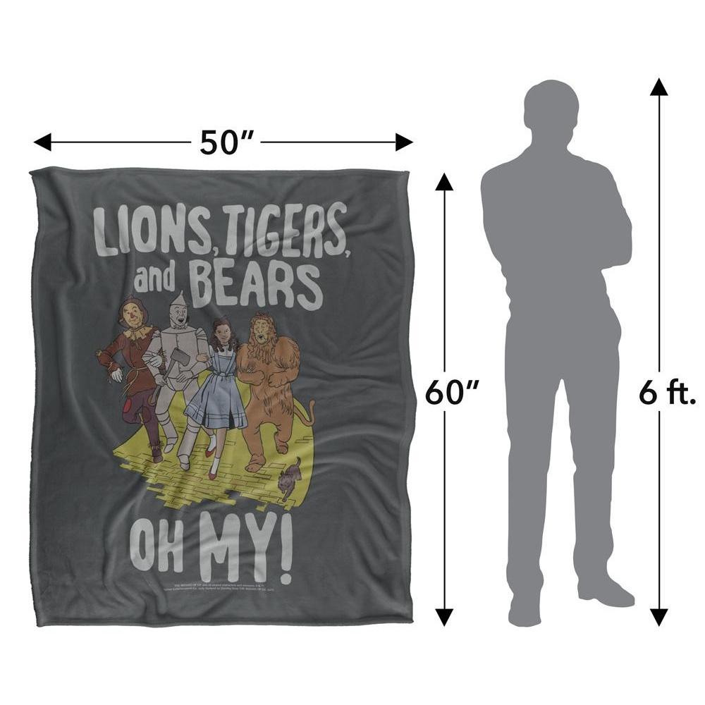 The Wizard Of Oz Lions, Tigers, And Bears Blanket