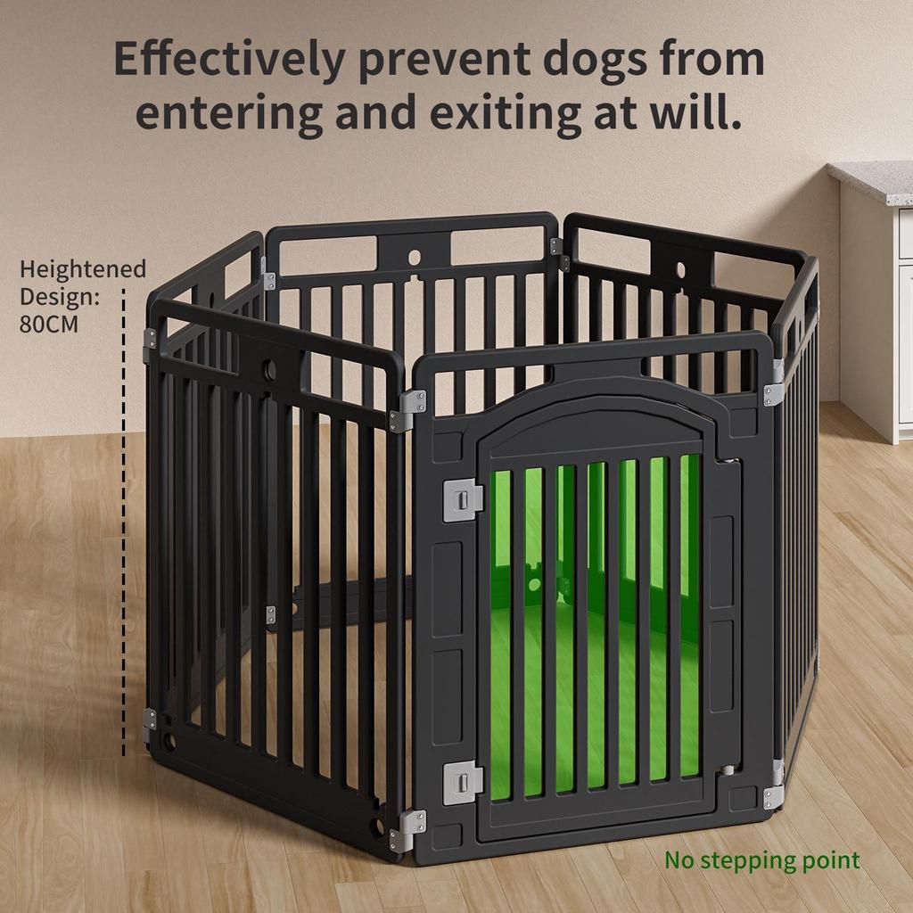 Indoor Anti-Escape Pet Fence: Enhanced Dog House Guardrail & Cage