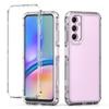 For Samsung Galaxy A05s 4G Clear Case Acrylic+TPU Phone Cover 3-in-1