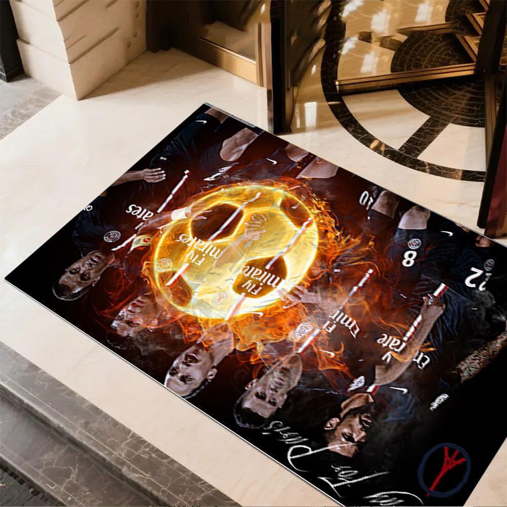 Man Urban Floor Mat Design for Foyer Living Rooms Kitchen Bedrooms Anti-slip Rug Decorate Offices Perfect Gift for Women/Men