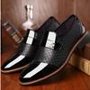 Genuine Men Dress Shoes Oxfords Brogue Lace Up Italian Mens Casual Shoes Luxury  Moccasins Loafers