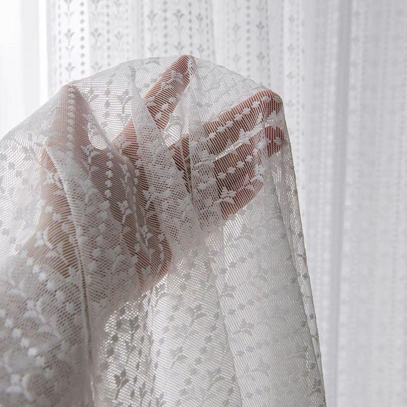 

Белая цветочная вышитая прозрачная штора, вуалевая занавеска для столовой, гостиной, спальни, раздвижной стеклянной двери, домашнего декора 200*275CM