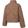 adidas Women's Short Stand-Collar Down Jacket Dark Brown JG5945