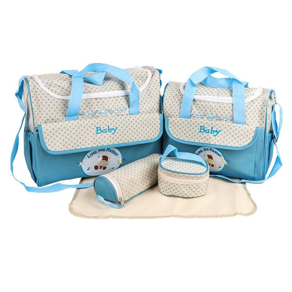 5 Stück/Set Multifunktionale Mommy Bag Wasserdichte Umhängetaschen Neue Baby Wickeltasche Mutter Baby