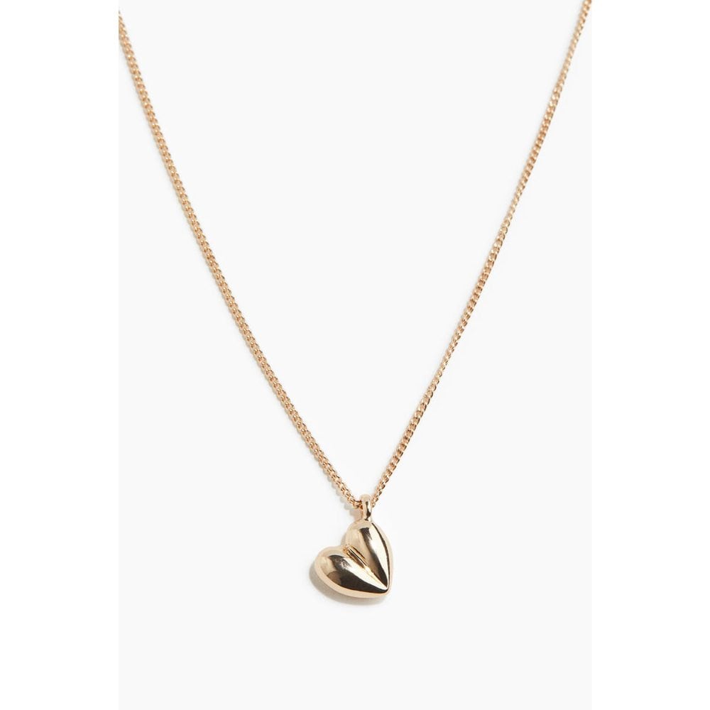 Heart Pendant Necklace Gold Color 1290943001