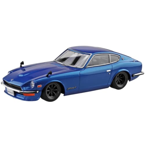 Aoshima Bunka Kyozai (AOSHIMA) 1/32 Scale Rakupla Snap Kit No. 15CU-BE Nissan S30 Fairlady Z Custom Blue Metallic Pre-Colored Plastic Model Kit (Autom