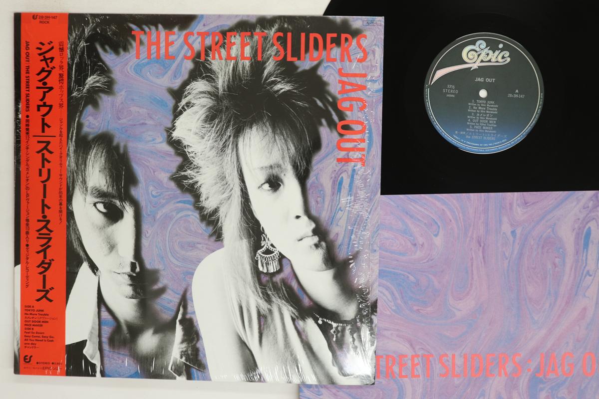 

LP Record STREET SLIDERS Jag Out 283H147 EPIC 1984 Japan Obi Japanese PopRock Used