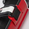 LEONE 1947 Martial Arts Kickboxing MMA Shin Guards Unisex EVA Pad Velcro Closure Red PT108 SHOCK PRO XS Size