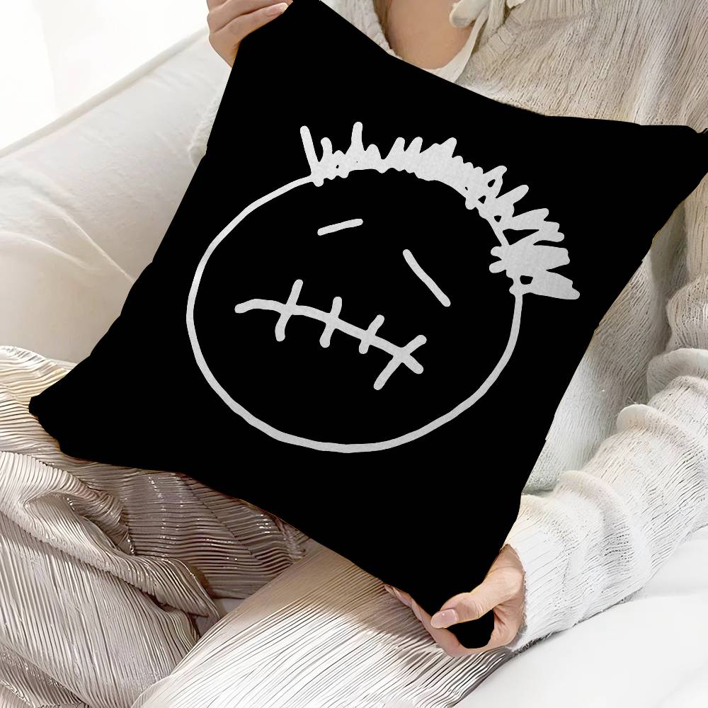 Rapper T-Travis S-Scott Personalized Pillow Cover Kids Bedroom Wild Party Decor Pillowcase Kid Birthday Shower Gift