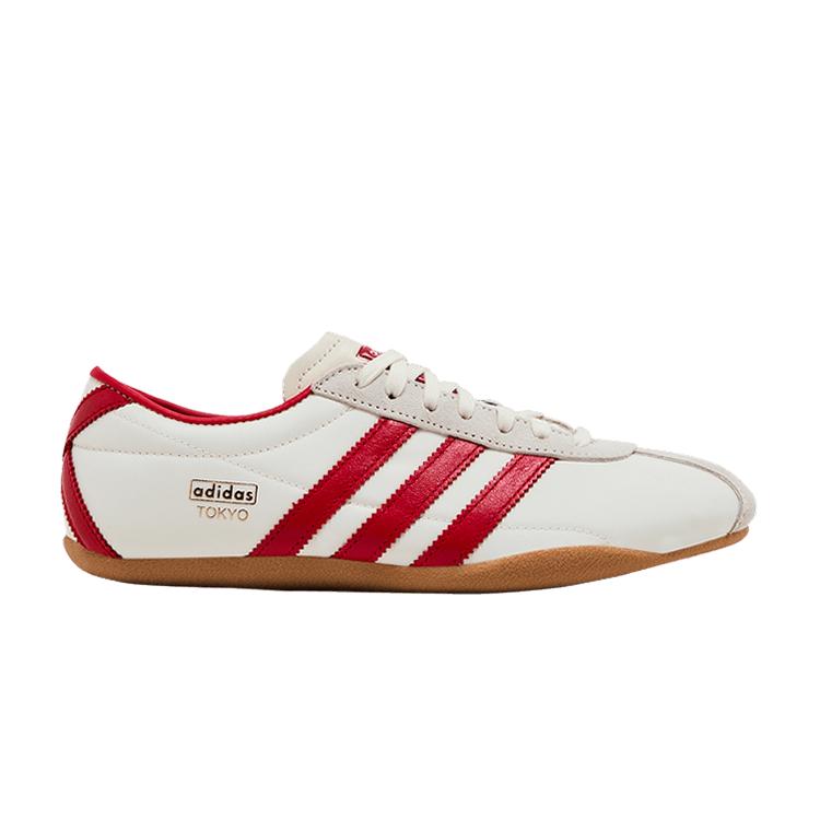 adidas Tokyo Off White Better Scarlet Gum (Women s) 38.5