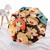 1pc Family Portrait Chibi Umbrella: Automatic Opening, Foldable Design, Outdoor Use, Perfect Gift for Fans and Travelers!P064