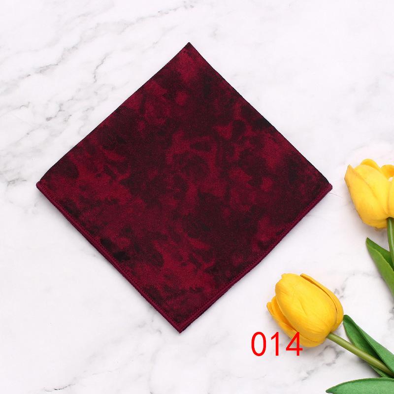 Men'S Pocket Towel Polyester Suit Dress Chest Towel Multi-Color Handkerchief Geometry Square Towel Source Sales