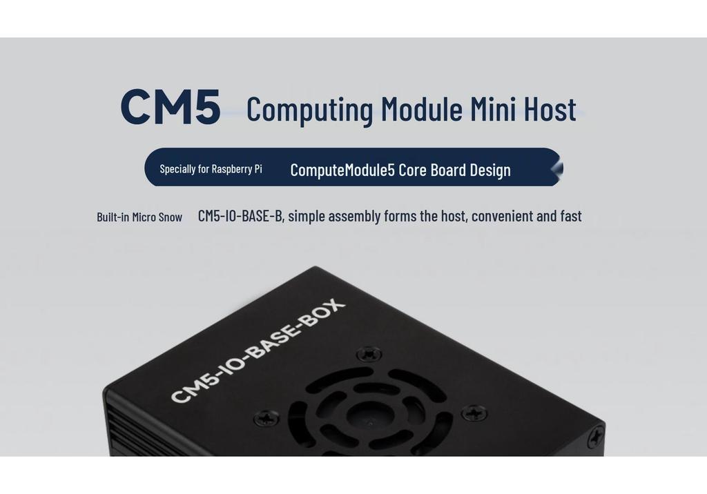 Raspberry Pi Compute Module 5 Mini Expansion Board Type B (Waveshare Basic)