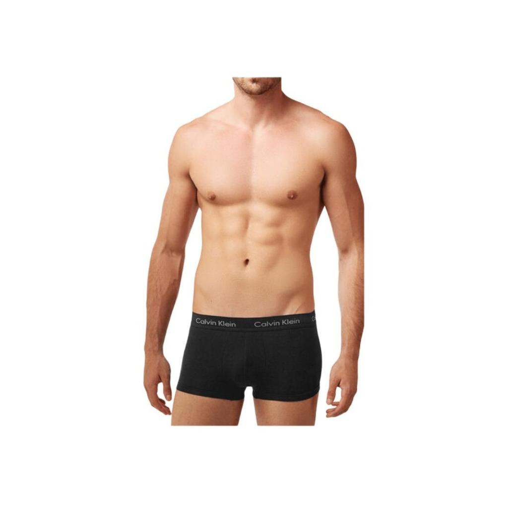 Calvin Klein Comfortable Breathable Seamless Boxer Briefs 3-Pack Men Underwear Black NB2614-959