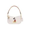 X Disney Collaboration Swinger 14 Top Zip Closure Recycled Leather Mini Crossbody Bag Women Crossbody Bag White CQ792-B4CAH