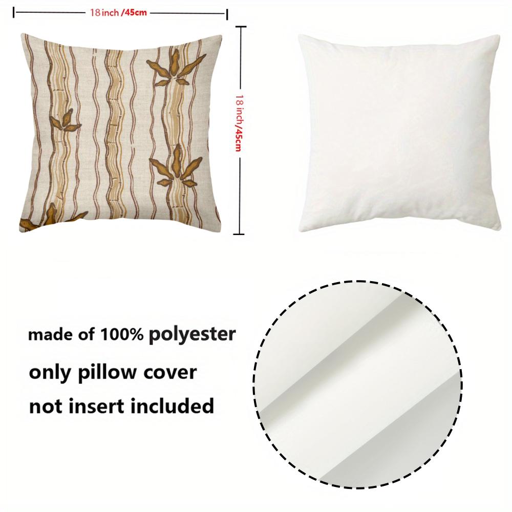 Bohemian Geometric Floral Striped Throw Pillow Covers Pattern Cushion Cover Suitable For Sofa Bedroom Car Pillow Cover
