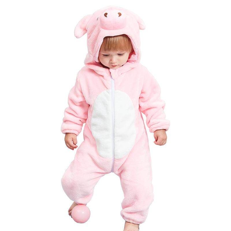 Newborn Baby Child Animal Jumpsuit Performance Wear Baby Cute Crawling Suit Baby Flannel Pajamas Costumes