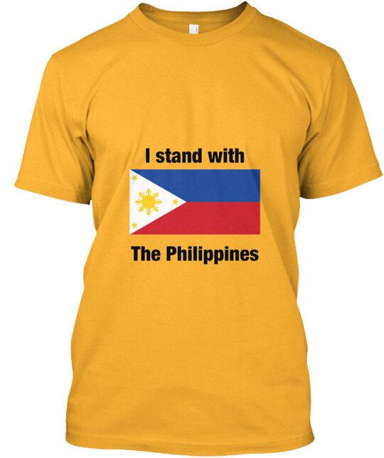 Support The Philippines T-Shirt Size S-4XL M