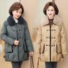 New Winter Down Jacket Long Duck Down Medium New Winter Warm Jacket Large Size Women