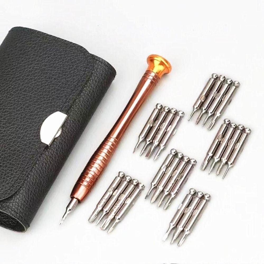 Professional Micro Precision Tiny Screwdriver Set with Leather Case Screwdriver Set  Watch