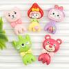 Medium Western Animal & Food Resin Accessories: DIY Fork, Handmade Box, Phone Case, Fridge Magnet, Shoe Buckle Decor