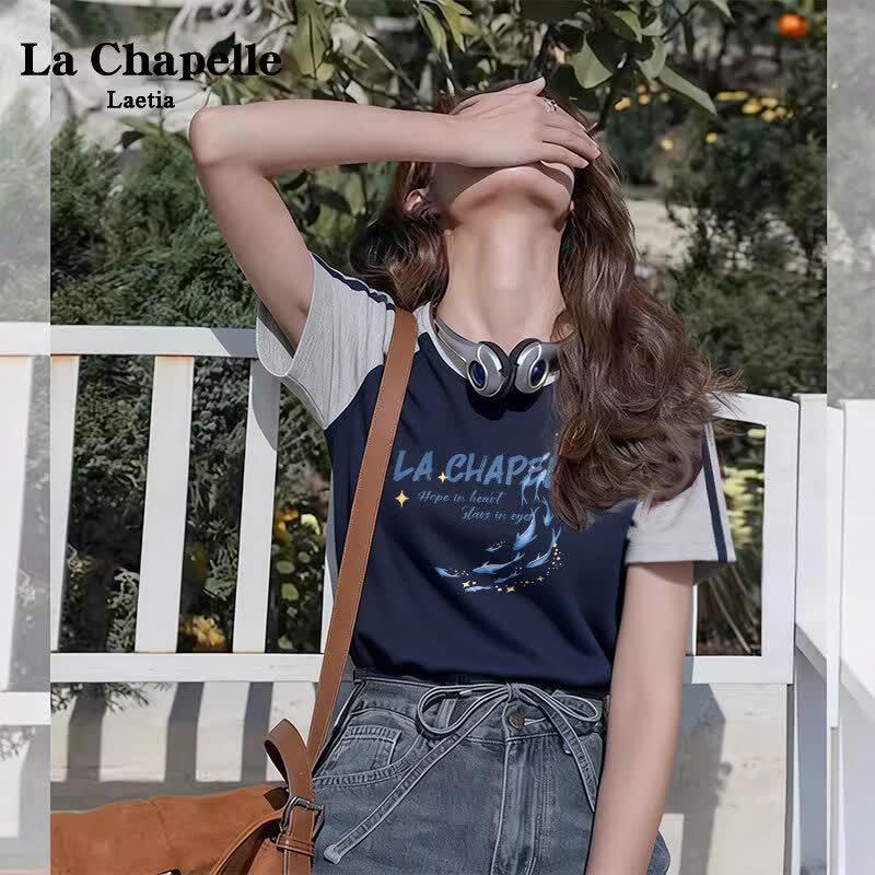 La Chapelle Women s Contrast Raglan T-Shirt S