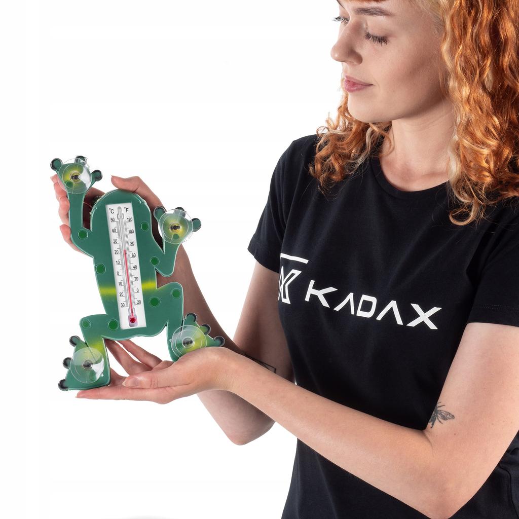 KADAX Outdoor Window Thermometer Suction Cups Frog Self-Adhesive 