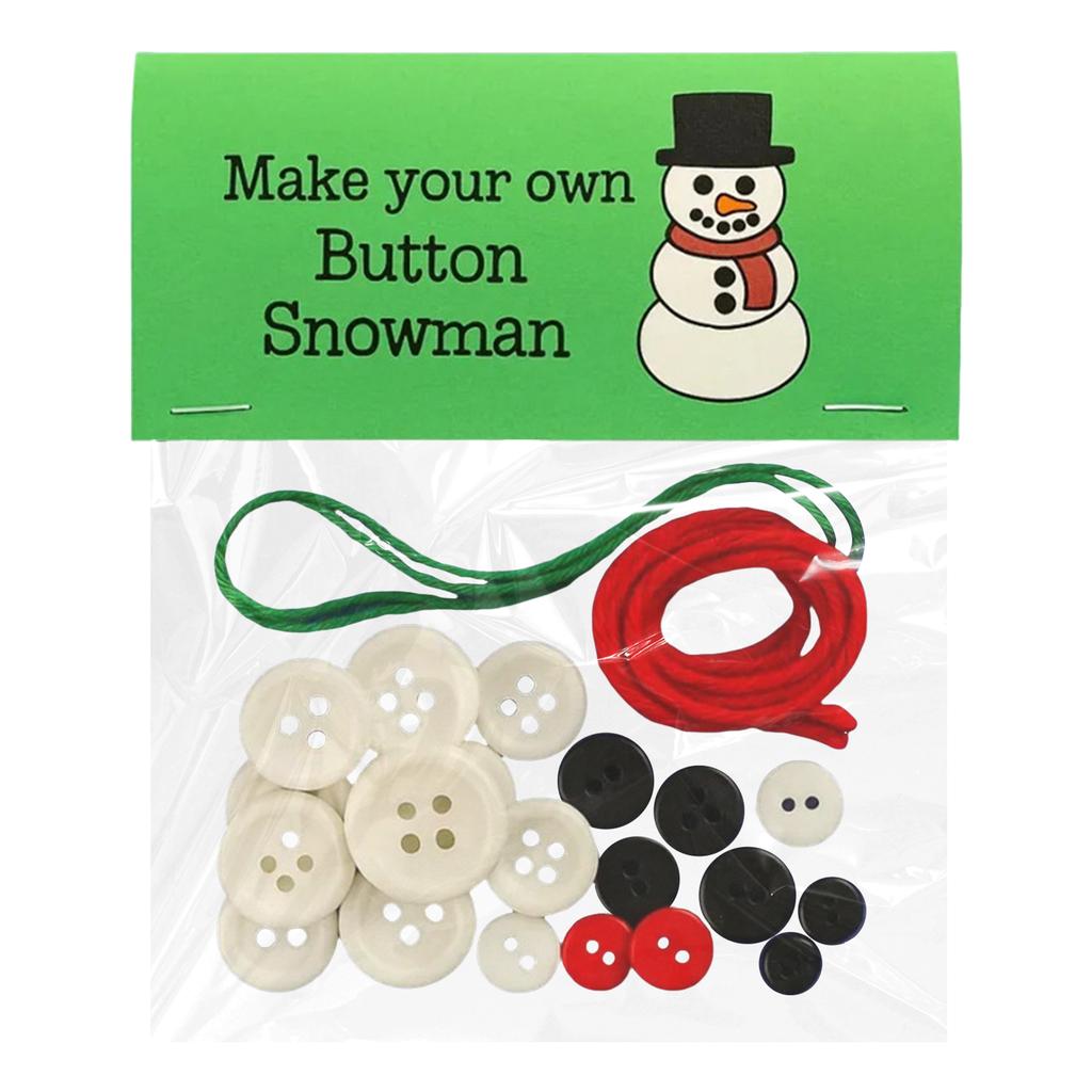 DIY Button Christmas Hanging Ornament Kit Christmas Decoration Set Christmas Ornament Kit for Holiday Decoration Xmas Party